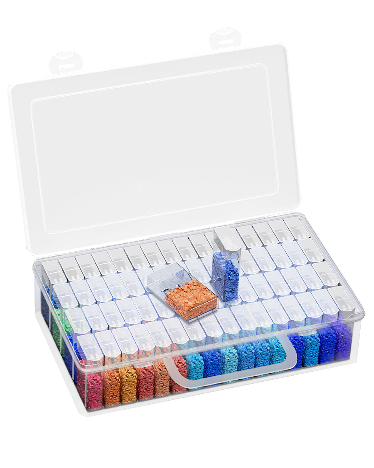 ARTDOT Diamond Painting Storage Containers, Portable Bead Storage Organizer  64 Gird Diamond Painting Accessories (Storage Box)