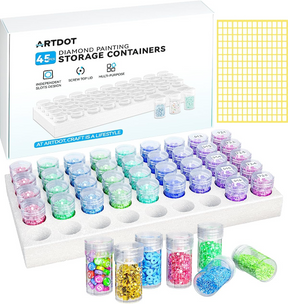 45 Slots Diamond Art Storage Boxes Kits