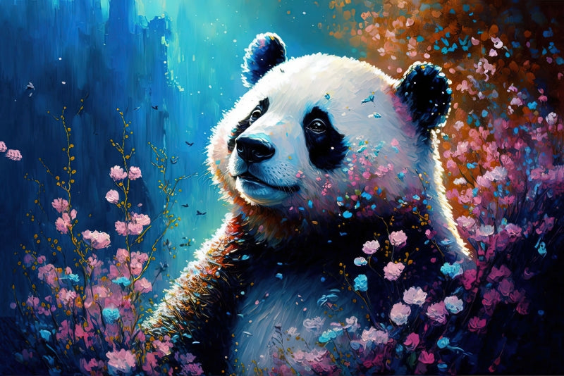 Panda Diamond Painting Kit for kids NO Frame