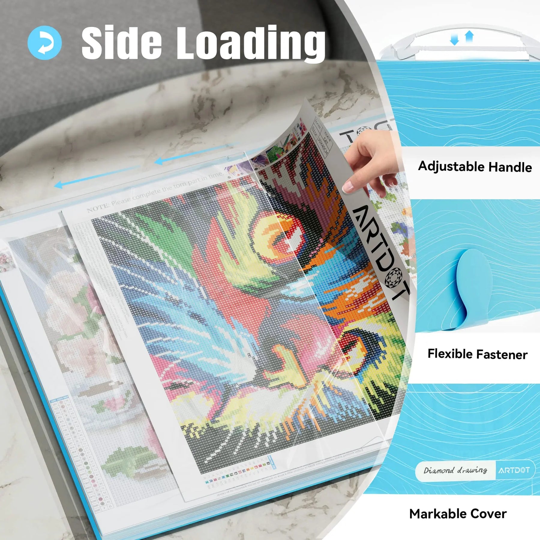 20/30/40/60 Pages Diamond Painting Storage Book Transparent Cover Photo Album  Diamond Embroidery Collect Book Photo Organizer Holder