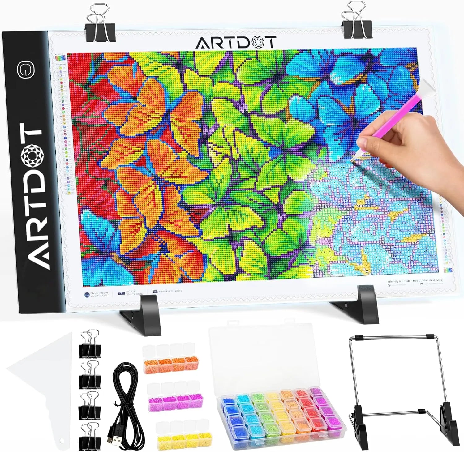  ARTDOT 4 Pack 5D Diamond Painting Kits for Adults Full