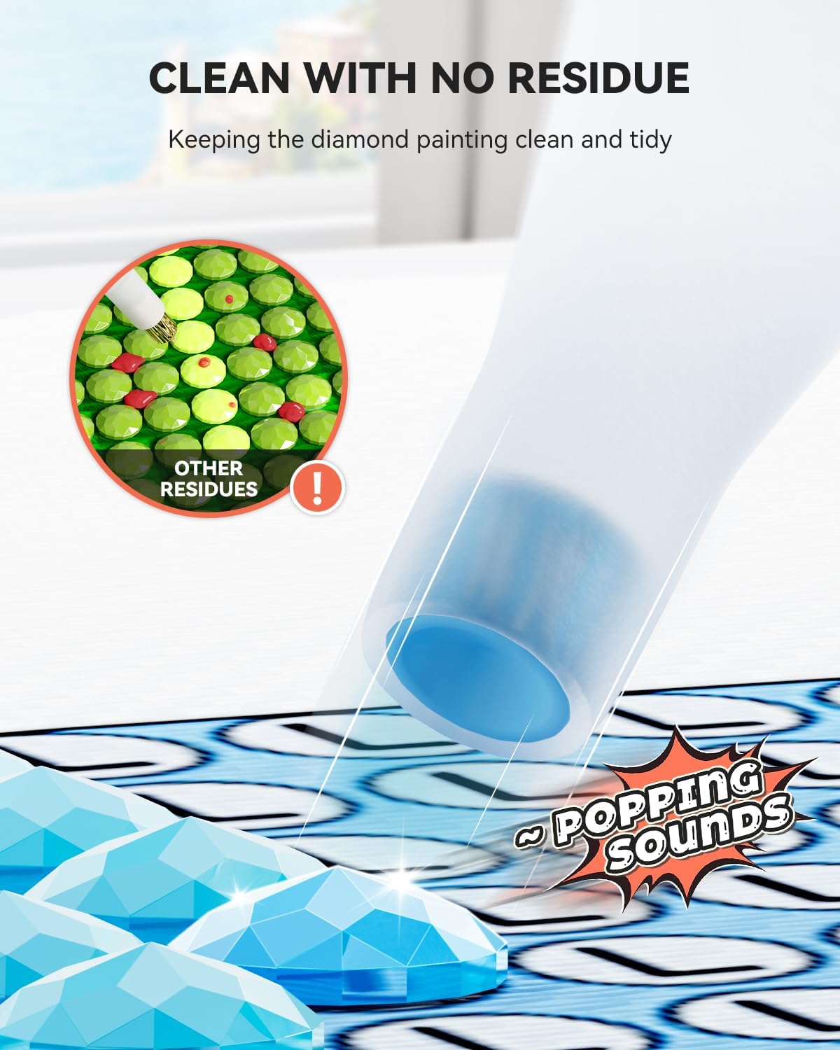 Strong Adsorption Putty Wax for Diamond Painting Kit