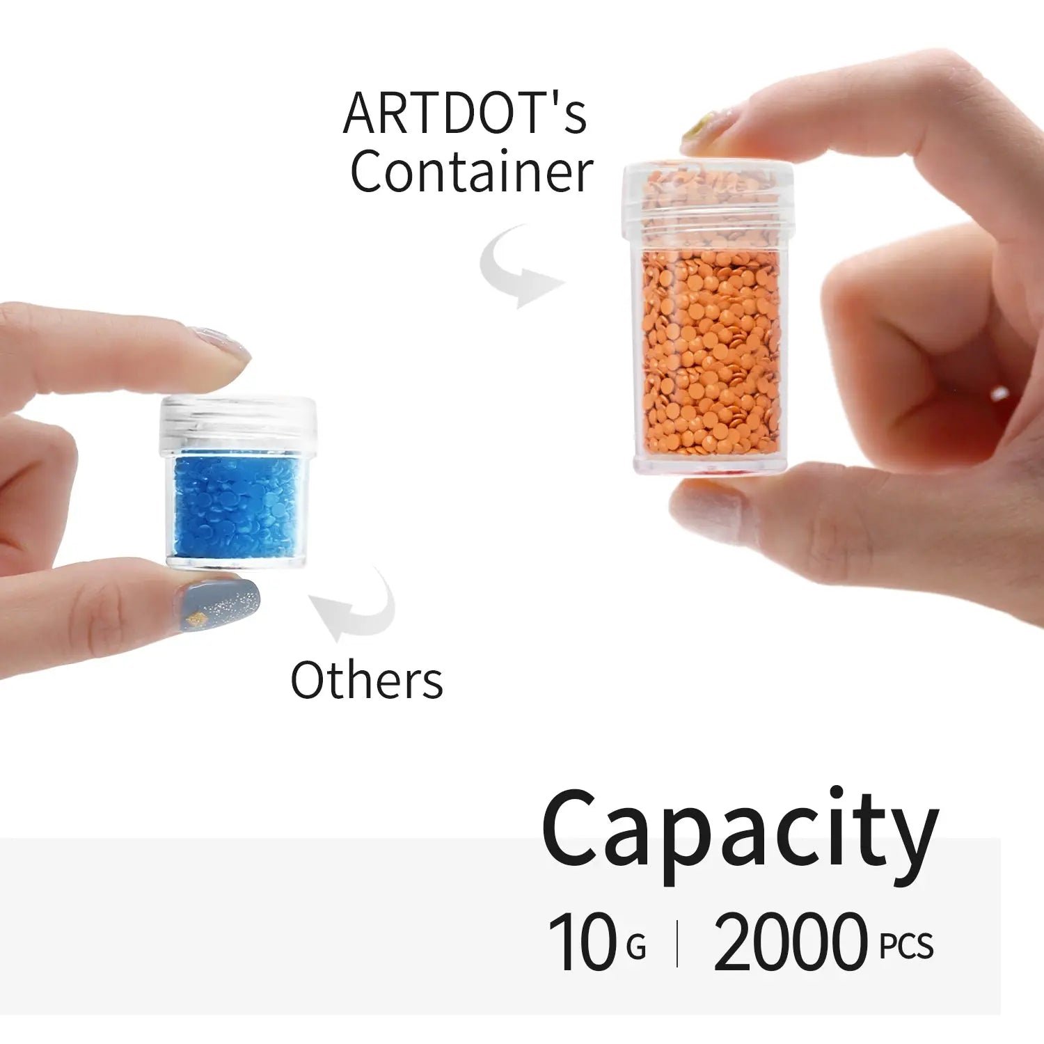 ARTDOT Diamond Painting Storage Boxes Containers,30/60/120/240/420